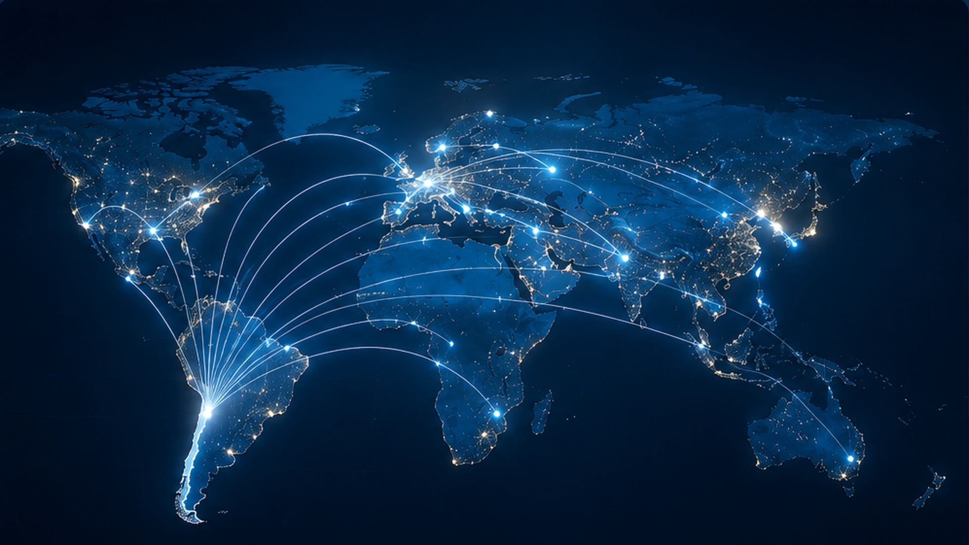 Global logistics coverage from Chile
