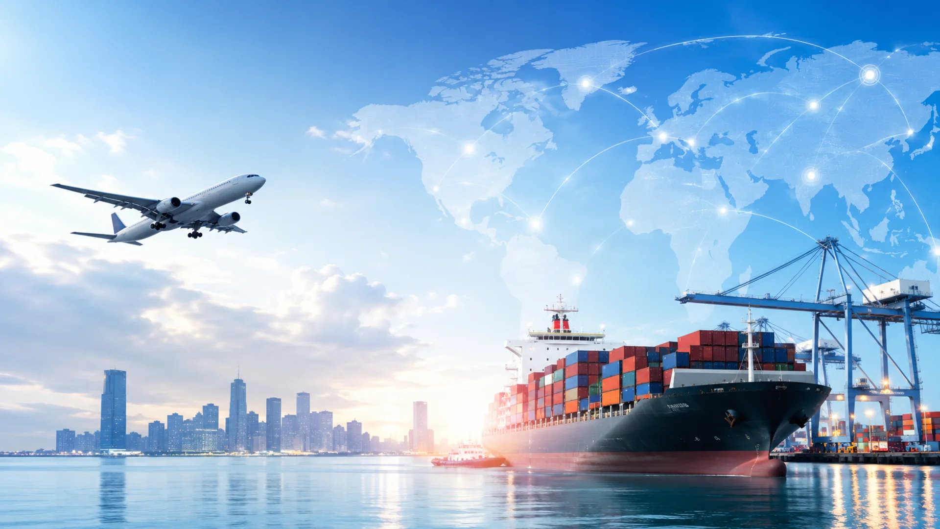 Technology-enabled global logistics network