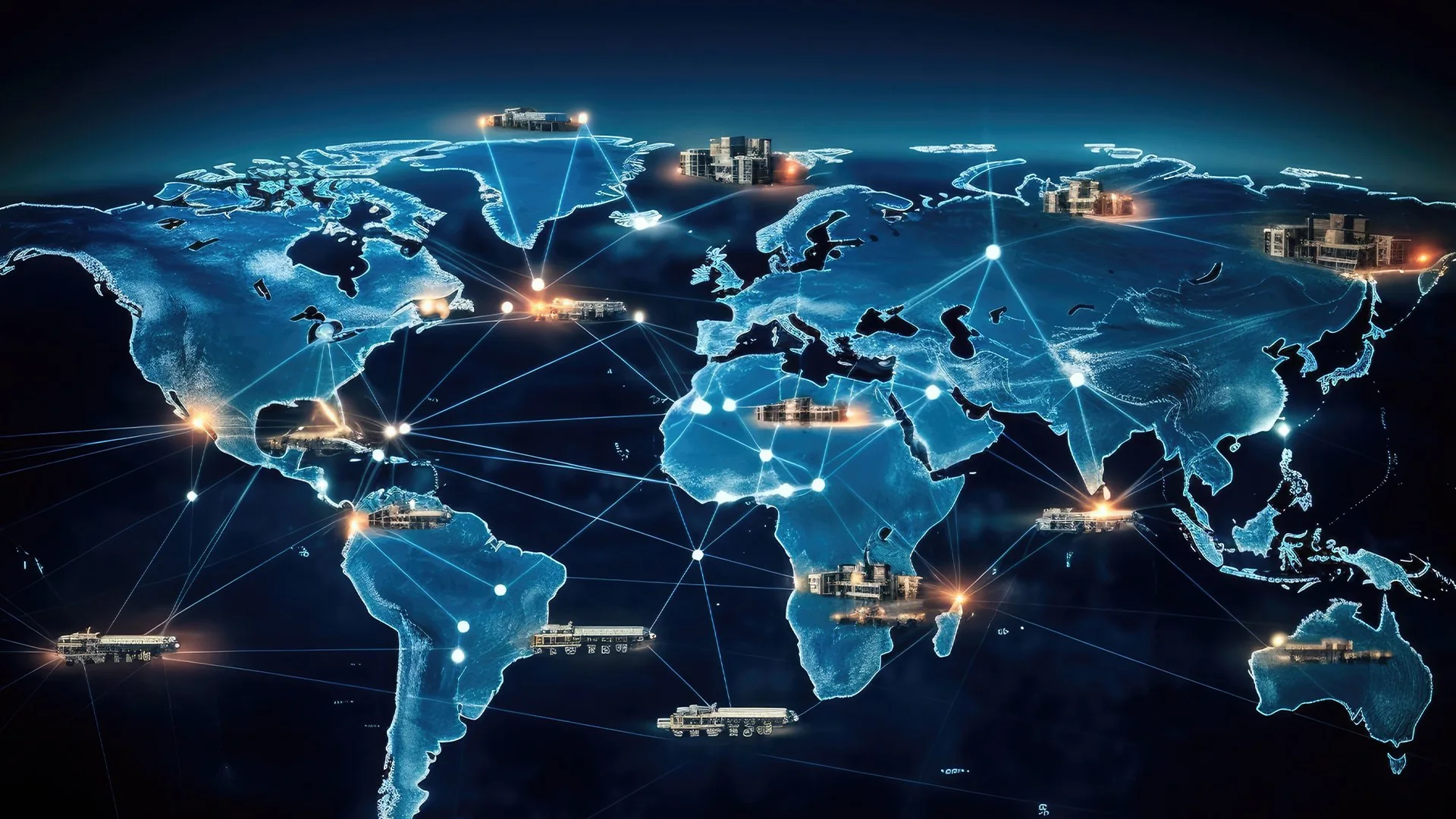 Technology-enabled global logistics network